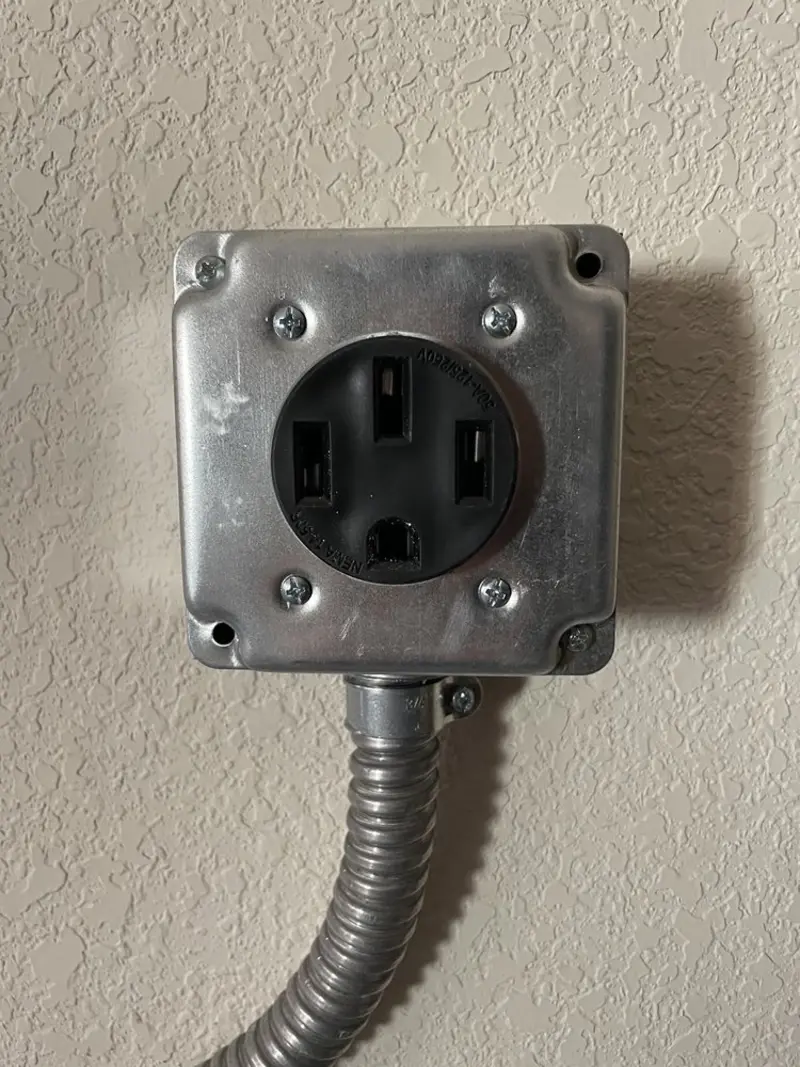 NEMA 14-50 outlet installed for Smart Home Electrical in Straban